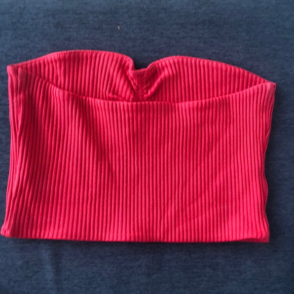 Red Wilfred Tube Top - Picture 2 of 3